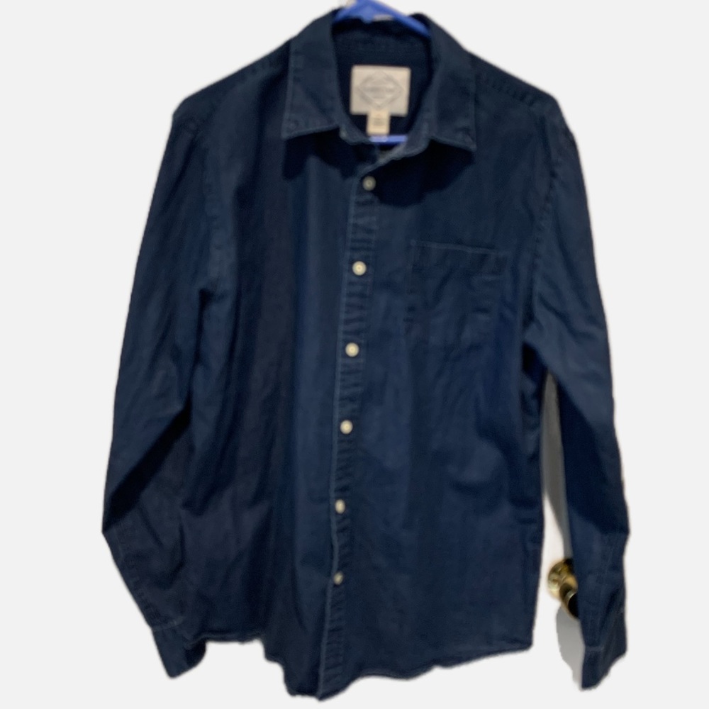 St. John’s Bay denim shirt.  Long sleeve, button down front.  Used, size medium